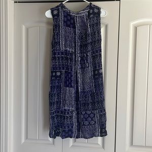 5th & Love Purple Dress with Black and White Detail